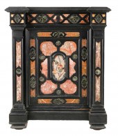 ITALIAN SPECIMEN MARBLE & EBON