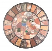 ITALIAN SPECIMEN MARBLE TABLE