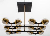 ITALIAN STILNOVO CHANDELIER WI