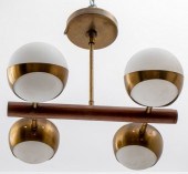 ITALIAN STILNOVO CHANDELIER WI