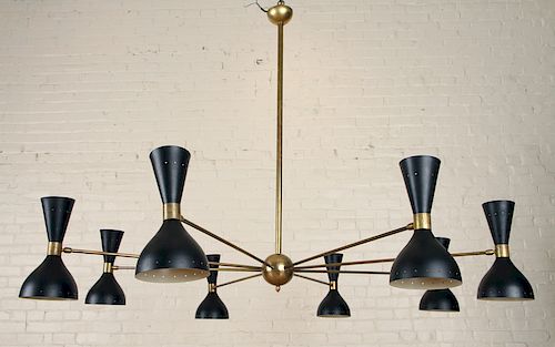 ITALIAN STILNOVO STYLE BRASS SPIDER