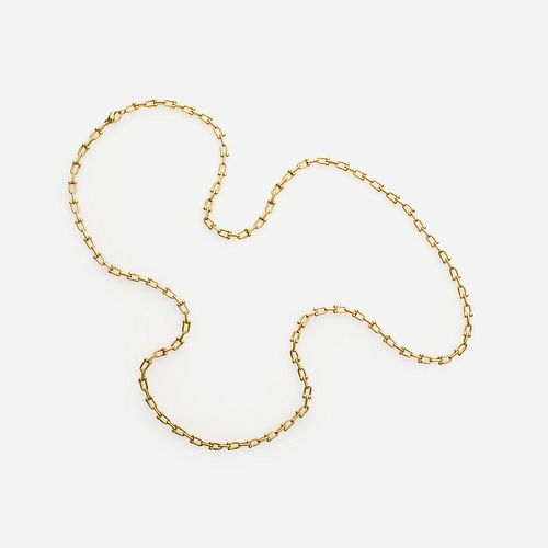 ITALIAN STIRRUP LINK NECKLACE IN