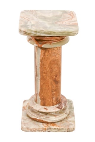 ITALIAN STYLE 3 PIECE ONYX PEDESTAL
