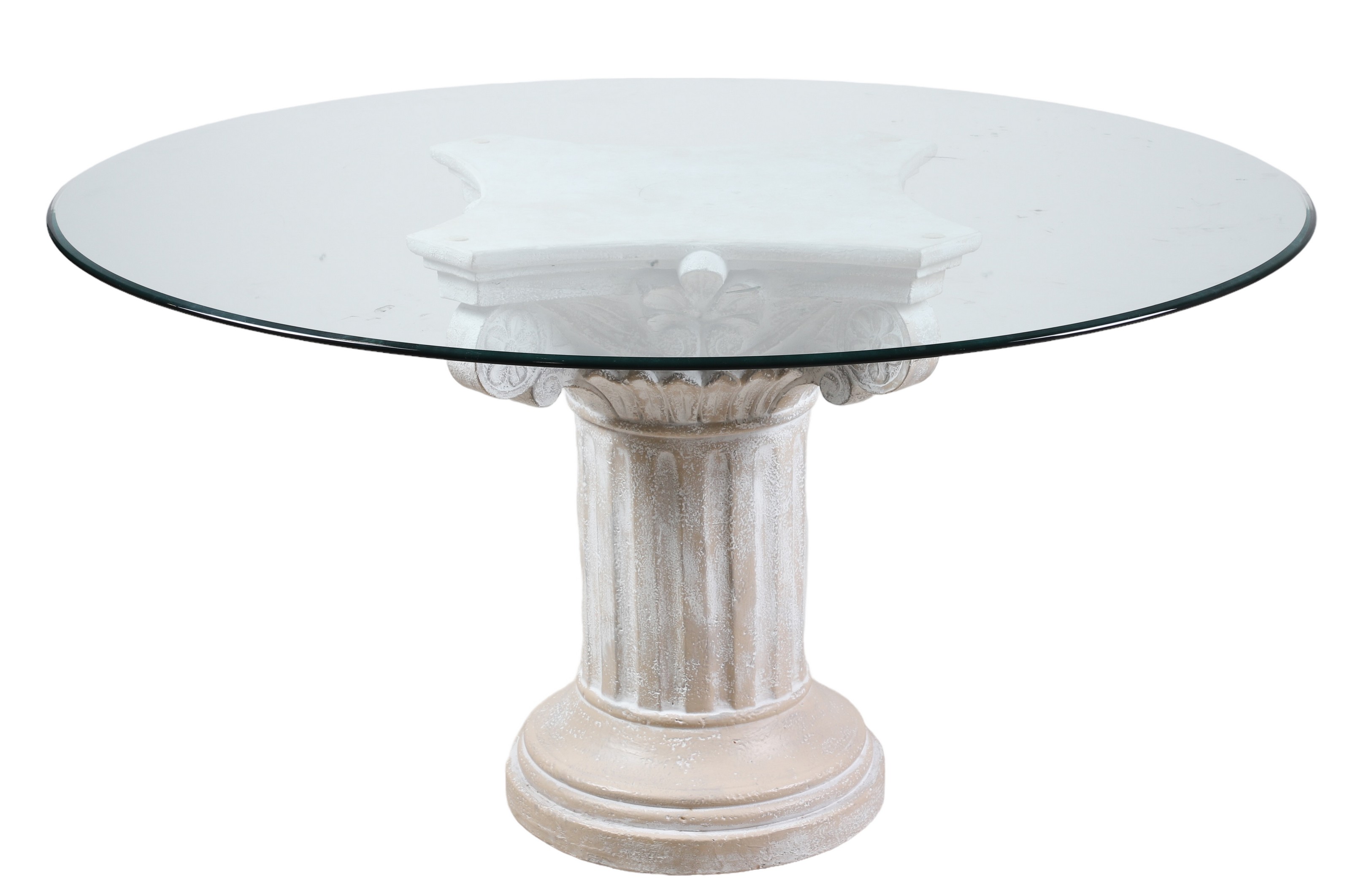 Italian style columned glasstop