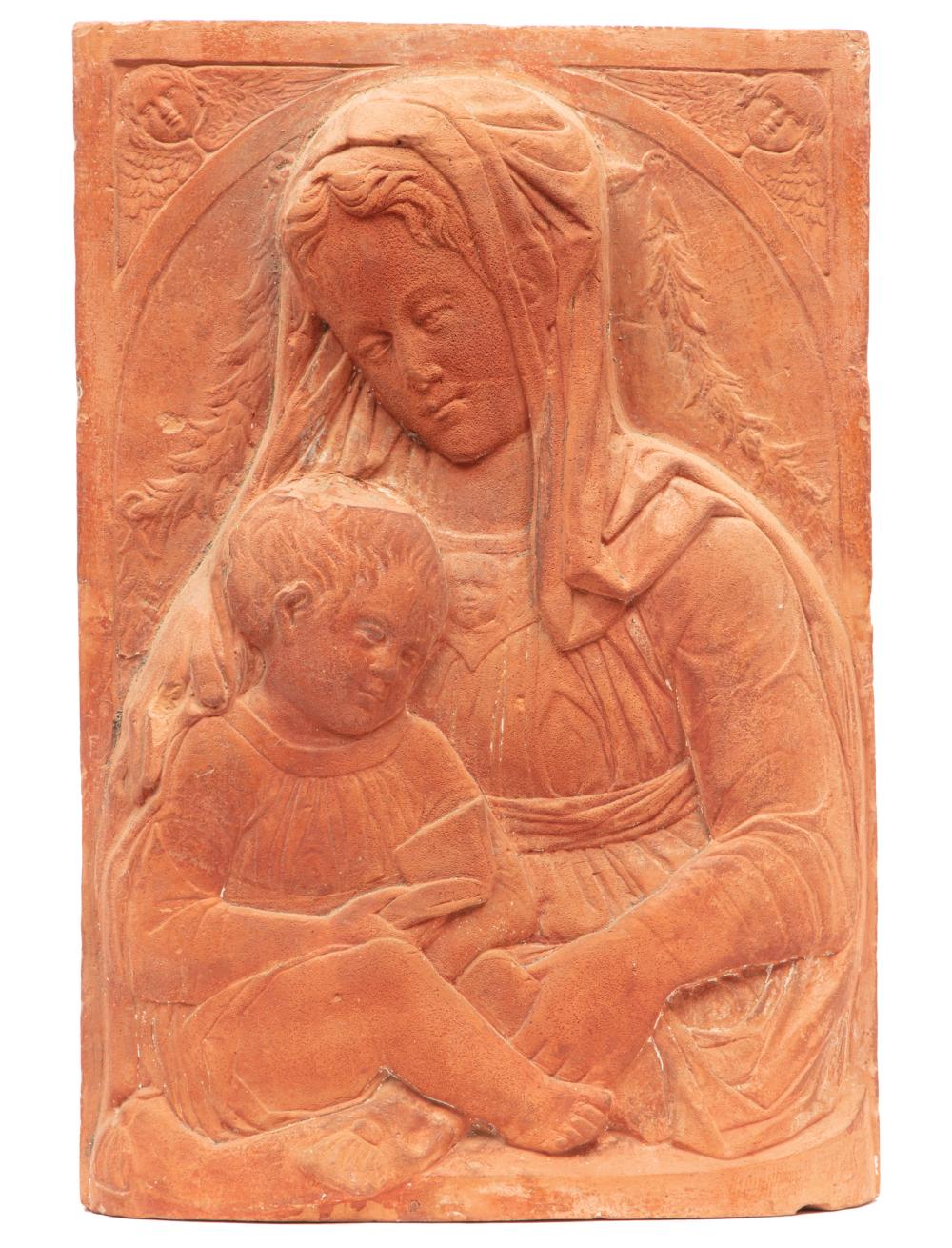ITALIAN TERRACOTTA WALL PLAQUE