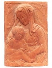 ITALIAN TERRACOTTA WALL PLAQUE