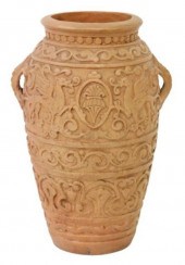ITALIAN TERRACOTTA WINGED DRAG