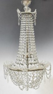 ITALIAN THREE-LIGHT CRYSTAL CH