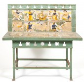 Italian Tile Garden Benchcast