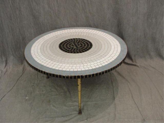 Italian (?) Tile Top Round