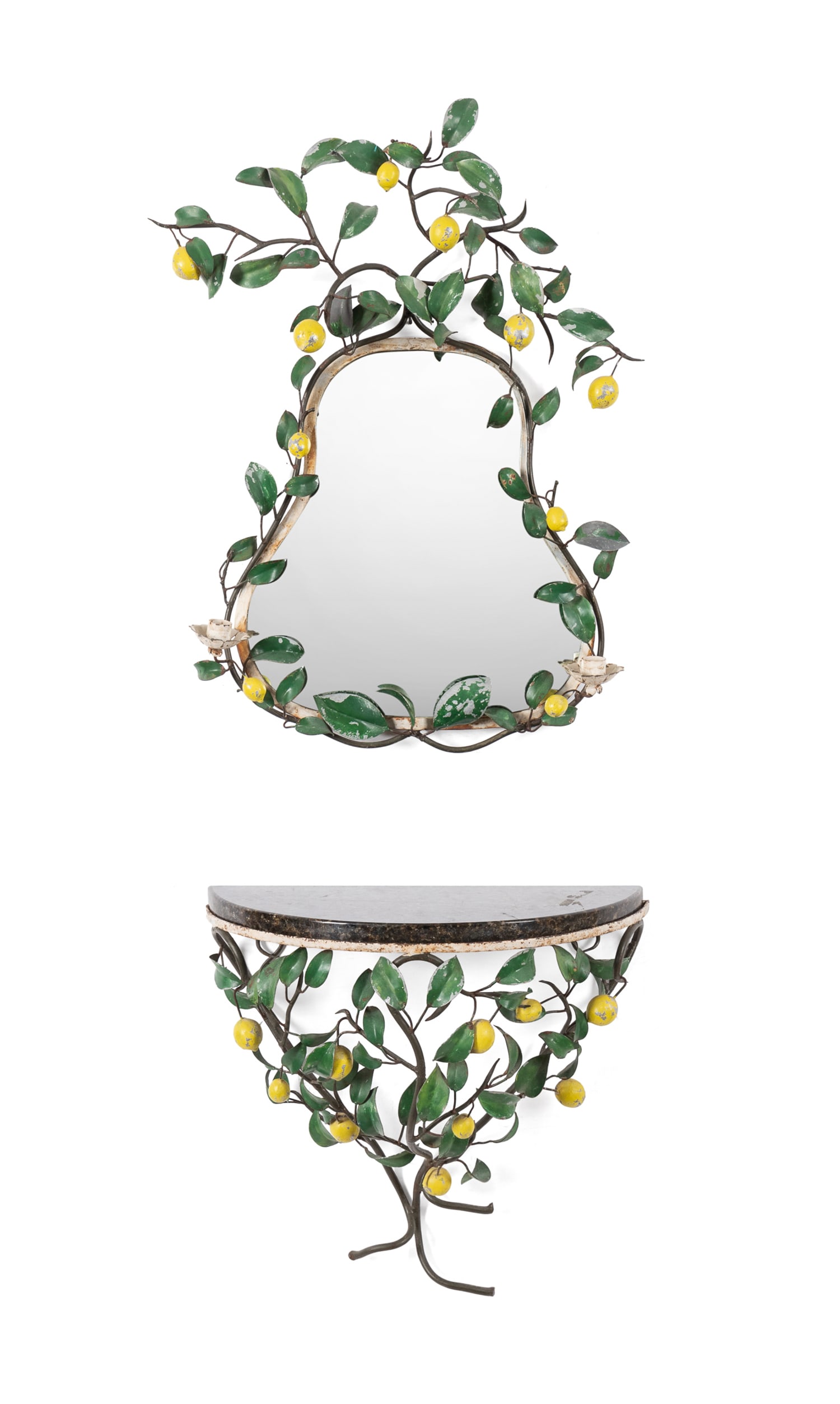 ITALIAN TOLE LEMON TREE MIRROR