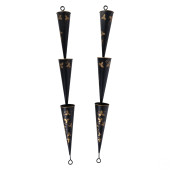 ITALIAN TOLE PAIR WALL POCKET