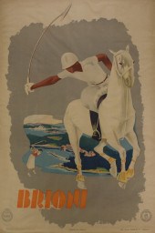 ITALIAN TRAVEL POSTER (1937).