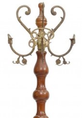 ITALIAN TURNED & GILT METAL CA