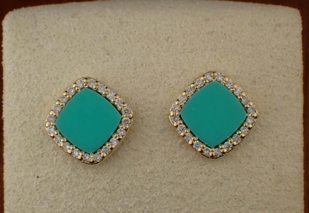 ITALIAN TURQUOISE AND DIAMOND