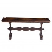ITALIAN TUSCAN WALNUT BENCH It