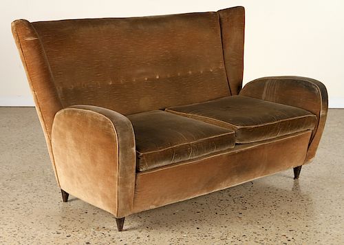 ITALIAN TWO SEAT SETTEE BY PAOLO