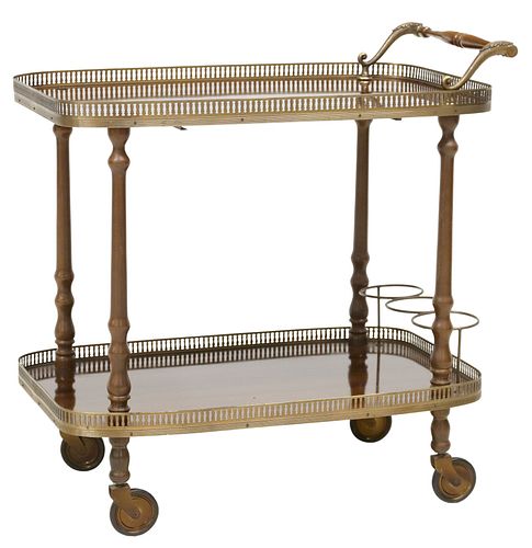 ITALIAN TWO-TIER BAR CART / SERVICE