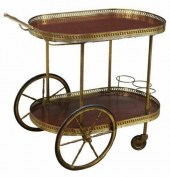 ITALIAN TWO-TIER GILT METAL SE