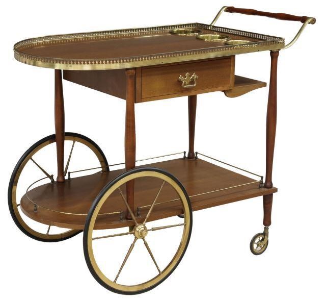 ITALIAN TWO-TIER SERVICE TROLLEY