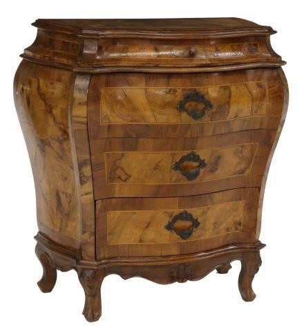 ITALIAN VENETIAN BURLWOOD BOMBE