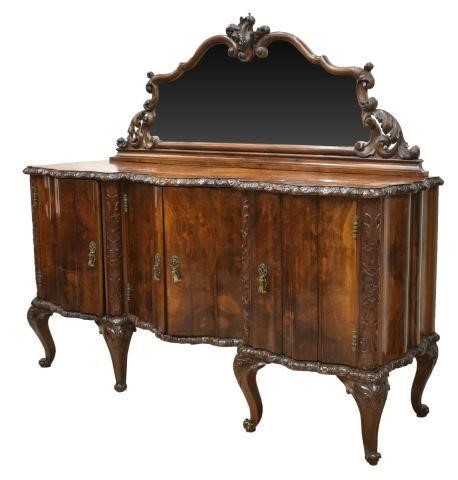 ITALIAN VENETIAN BURLWOOD SIDEBOARD
