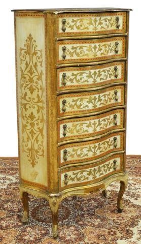 ITALIAN VENETIAN GILT & PAINTED