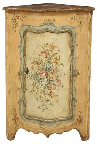 ITALIAN VENETIAN PAINT-DECORATED