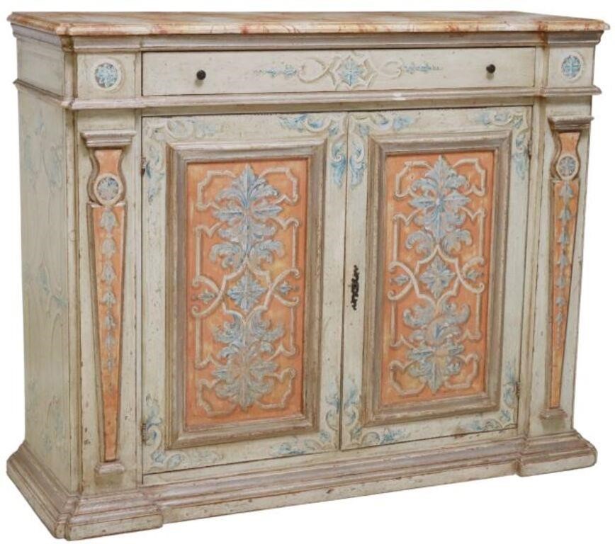 ITALIAN VENETIAN PAINT-DECORATED
