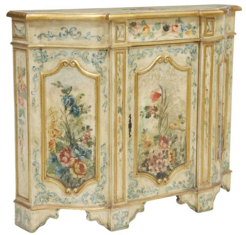 ITALIAN VENETIAN PAINTED & PARCEL