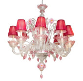 ITALIAN VENETIAN PINK GLASS 10
