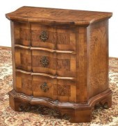 ITALIAN VENETIAN WALNUT BEDSID