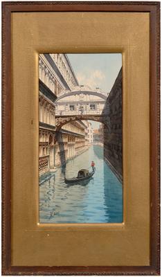 Italian Venetian watercolor, the