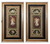 ITALIAN VERRE EGLOMISE STYLE M