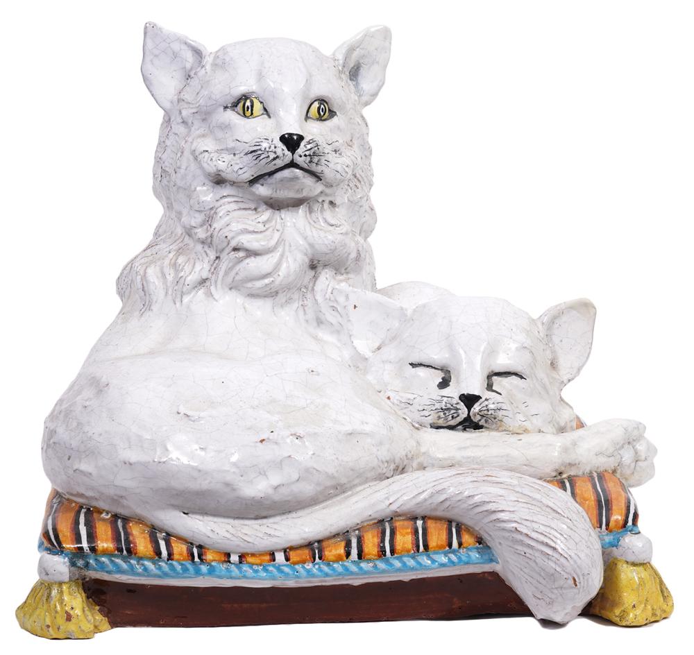 ITALIAN VINTAGE CERAMIC CAT