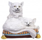 ITALIAN VINTAGE CERAMIC CAT SC
