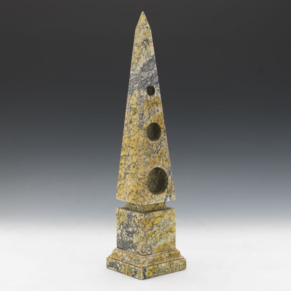 ITALIAN VINTAGE MARBLE OBELISK 