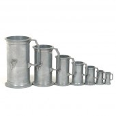 ITALIAN VINTAGE PEWTER "SEVEN