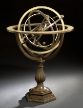 Italian Walnut Armillary Spher
