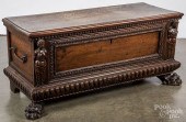 ITALIAN WALNUT CASSONE, 18TH C