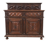 ITALIAN WALNUT COURT CUPBOARD<