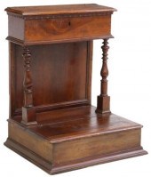 ITALIAN WALNUT PRIE-DIEU/ PRAY