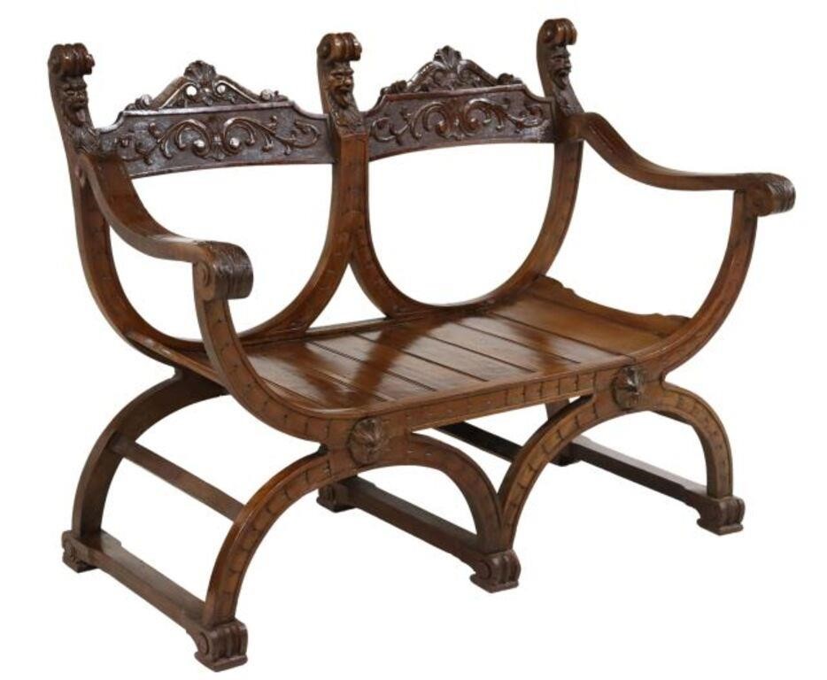 ITALIAN WALNUT SAVONAROLA CURULE