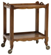 ITALIAN WALNUT TRAY-TOP TEA TR
