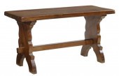 ITALIAN WALNUT TRESTLE LOW TAB