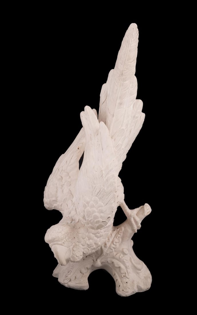 ITALIAN WHITE TERRACOTTA FIGURE