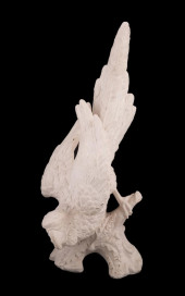ITALIAN WHITE TERRACOTTA FIGUR