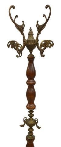 ITALIAN WOOD & GILT METAL