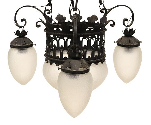 ITALIAN WROUGHT IRON &AMP; GLASS