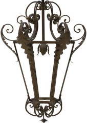 ITALIAN WROUGHT IRON HANGING L